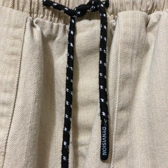 Dynvision Reconstruct Trend Men's Streetwear Beige Cargo Jogger Pants Size S/M - Picture 6 of 11